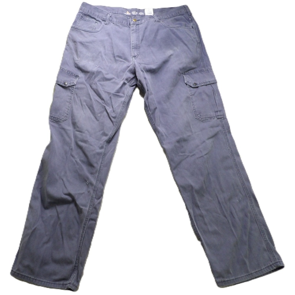 LAPCO FR Flame Resistant Work Cargo Pants NFPA 2112 CAT 2 Cotton Men W38x35 Blue